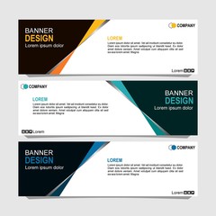 Wall Mural - Abstract Web banner design background or header Templates.vector design