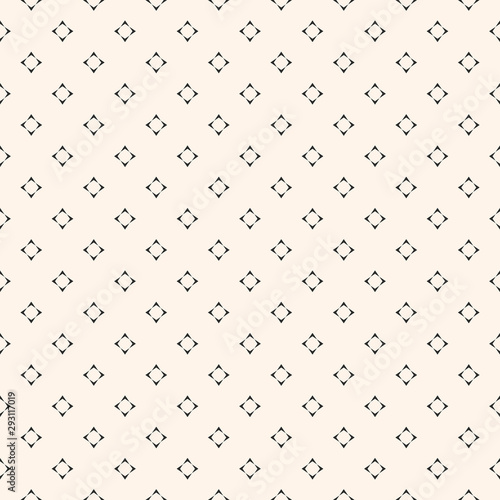 Tapety Beżowe vector-minimalist-seamless-pattern-with-tiny-star-shapes-square-figures