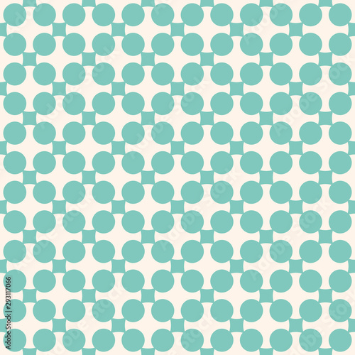 Tapety Turkusowe vintage-abstract-geometric-vector-seamless-pattern-turquoise-and-beige-colors