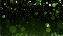 Falling Glitter Abstract Bokeh Particle Festive Background Happy New Year, Merry Christmas Style