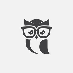 owl logo tempalte, owl sunglasses logo design, owl mascot design, owl character design vector