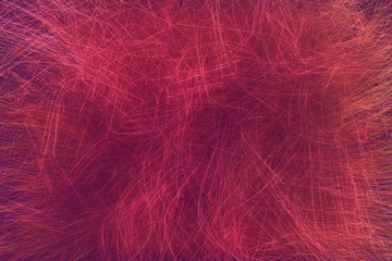 Artistic look abstract of fur, dreamy background. Closeup, 3D rendering & illustration.