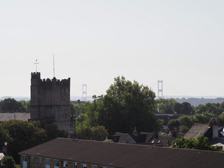 Poster - Bridge over River Severn in Chepstow