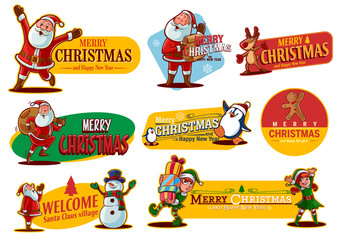 Wall Mural - christmas stickers