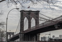 Brooklyn Bridge In New York