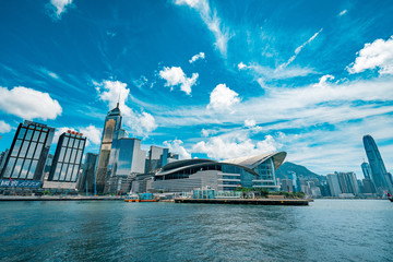 Fototapete - Hong Kong Victoria Harbor 