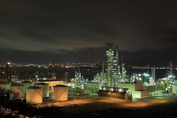 北海道 室蘭市 工場夜景