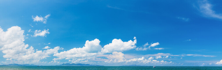 panorama of sea and sky