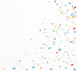 © radenmas - Colorful Confetti celebrations design isolated on transparent background