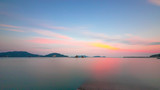 Fototapeta Zachód słońca - 노을과 바다