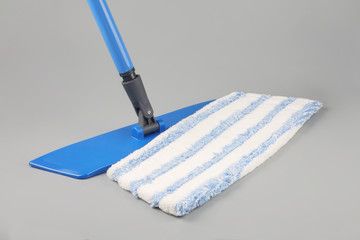 Floor cleaning mop, cleaning service concept