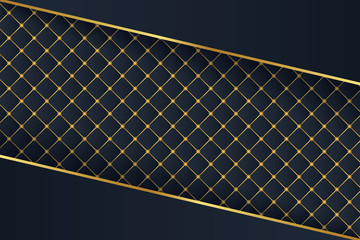 Luxury black background with 3d style.