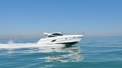 Wall Mural - yacht in the sea