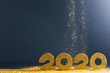 Leinwandbild Motiv 2020 New Year luxury design