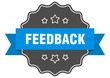 © Aquir - feedback blue label. feedback isolated seal. feedback
