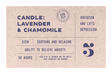 Canvas Print - vintage minimal label. set of graphic modern vintage label