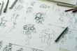© Chaosamran_Studio - Animator designer Development designing drawing sketching development creating graphic pose characters sci-fi robot Cartoon illustration animation video game film production , animation design studio.