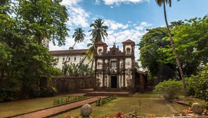 Wall Mural - Chuch of St Francis of Assisi in Goa. Built in 1661 by the Portuguese in the Portuguese Viceroyalty of India.