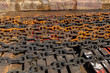 © Alexey Seafarer - Rusty anchor chain in dry dock