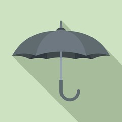 Poster - Man umbrella icon. Flat illustration of man umbrella vector icon for web design