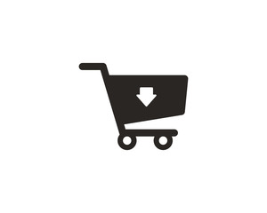 Wall Mural - Trolley shopping cart icon symbol vector