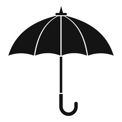 Poster - Rainy umbrella icon. Simple illustration of rainy umbrella vector icon for web design isolated on white background