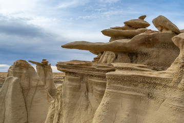 Wall Mural - Bisti/De-Na-Zin Wilderness Area, New Mexico, USA