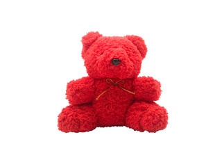 bear doll isolated on white background. clipping path