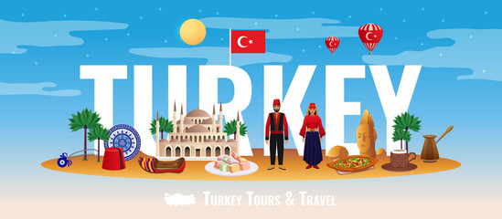 Poster - Turkey Tourism Concept