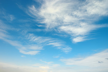 Wall Mural - blue sky with clouds.