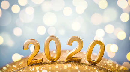 Wall Mural - Happy New Year 2020