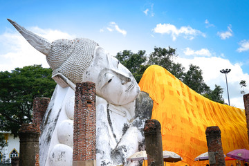 Wall Mural - Buddha statue in temple, Thailand 