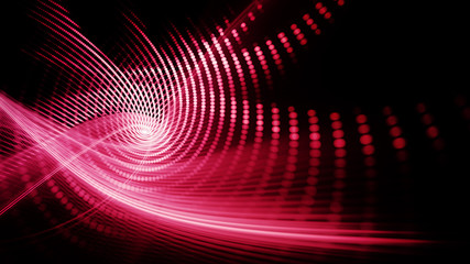 Wall Mural - abstract background element. fractal graphics series. composition of glowing lines and mosaic halfto