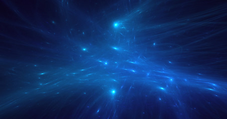 3d rendering abstract space and nebula background