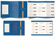 © Buso87 - Blue vintage layout easy editable for illustrator