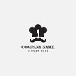 © side - Chef's hat logo design template - vector