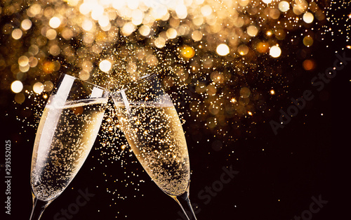 Fotomural Celebration toast with champagne