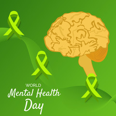 Wall Mural - WORLD MENTAL HEALTH DAY