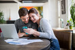 © ReeldealHD images - Young adult couple celebrating getting a mortgage together