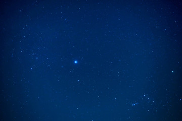 Wall Mural - Night dark sky with bright stars as nature milky way space background