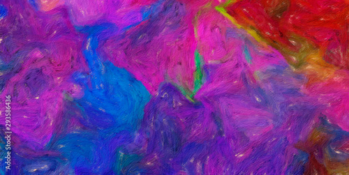 Oil painting style texture background. Hand drawn abstraction on canvas. Mult...