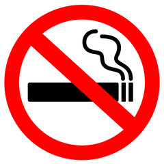 No smoking sign