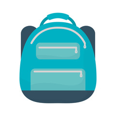 Wall Mural - school bag supply education icon