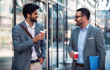 Wall Mural - Business people on coffee break. Business, lifestyle concept