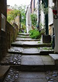 Fototapeta Na drzwi - steps and doorways Robin Hood's Bay Yorkshire 