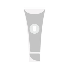 Sticker - Whitening toothpaste icon. Flat illustration of whitening toothpaste vector icon for web design