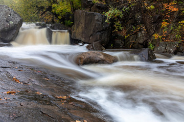 Wall Mural - Miller Creek Waterfall In Autumn