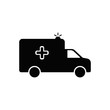 © Elnur - Ambulance icon. Emergency, hospital, health symbol. Vector illustration. Medical sign.