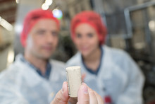 Portrait Of Worker Holding A Cork