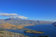 Lake Wakatipu With Kelvin Heights And Queenstown